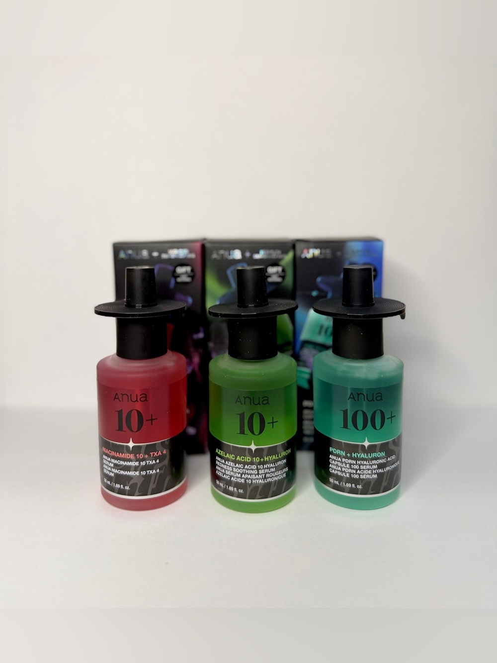 Anua Serum Bundle – Niacinamide TXA, Azelaic Acid & PDRN Hyaluron (3pcs)